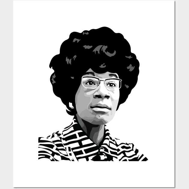 Shirley Chisholm Wall Art by FemCards